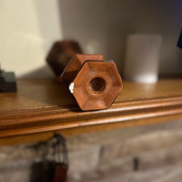 Set Of 2 Deb Hrabik Demdaco Treasured Home Taper Candle Holder Candlesticks - Picture 6 of 6